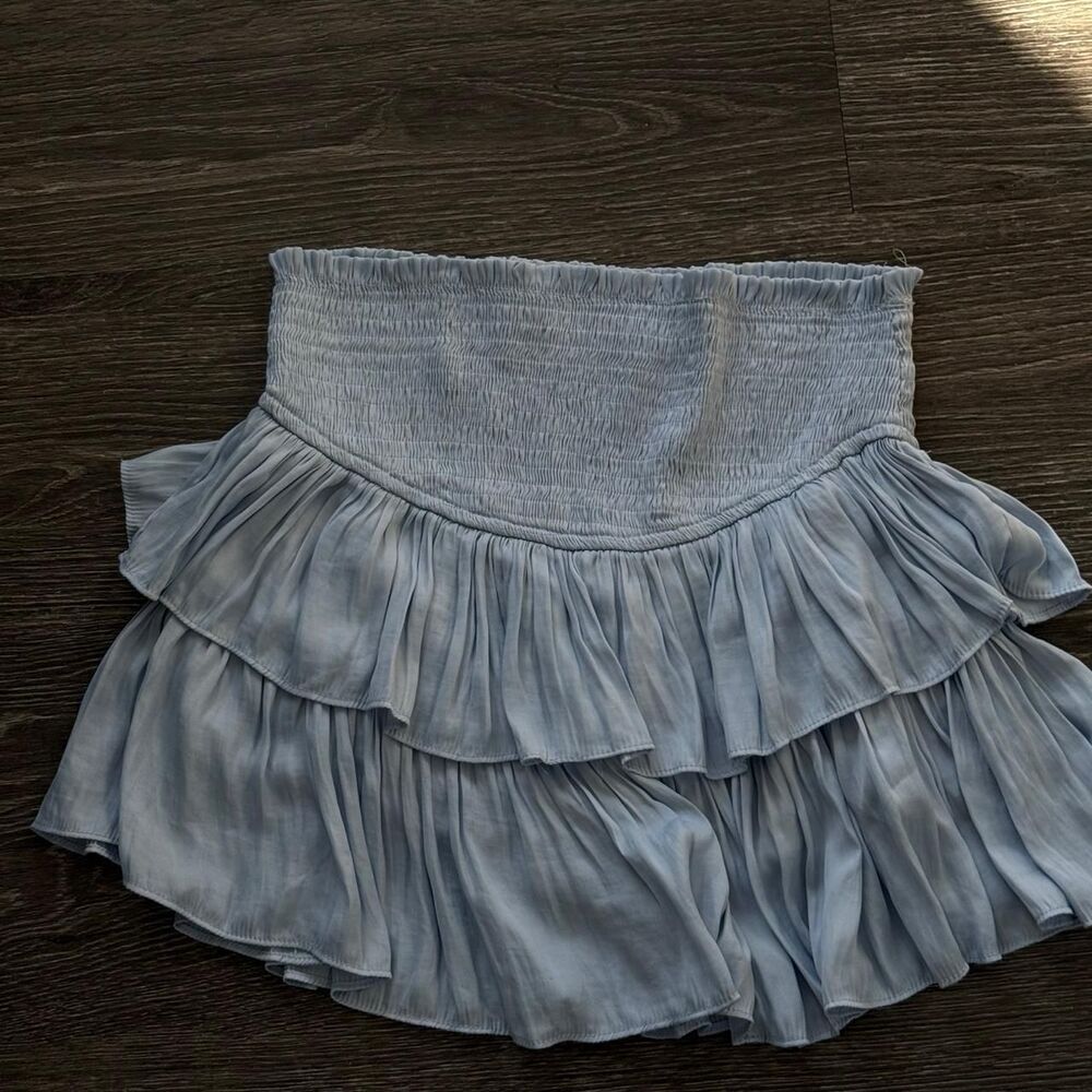 mustar seed  Women's Blue Skirt